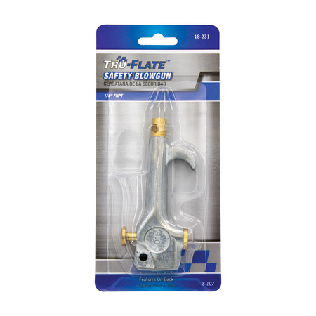 TRU-FLATE SAFETY BLOWGUN 1/4""NPT 18231